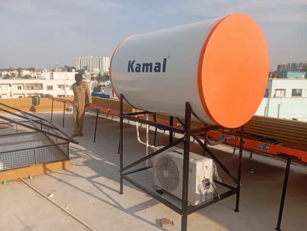 Solar Water Heater 1000 LPD Pressurized with Heat Pump 240 LPH