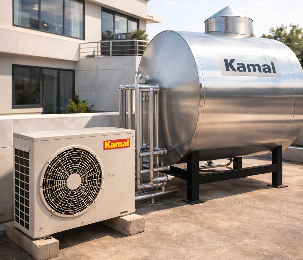 Kamal Solar installation — Heat Pump