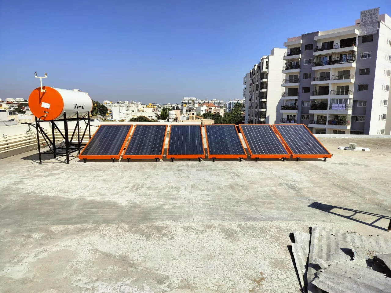 Kamal Solar installation — Solar Water Heater