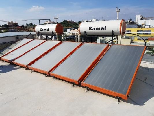 Solar Water Heater 1500 LPD Pressurized with Heat Pump 320 LPH