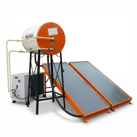 Solar Water Heater 200 LPD Pressurized with Heat Pump 120 LPH