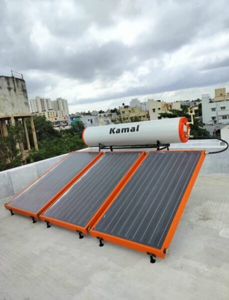 400 LPD FPC Pressura Series Glass Lined Solar Water Heater