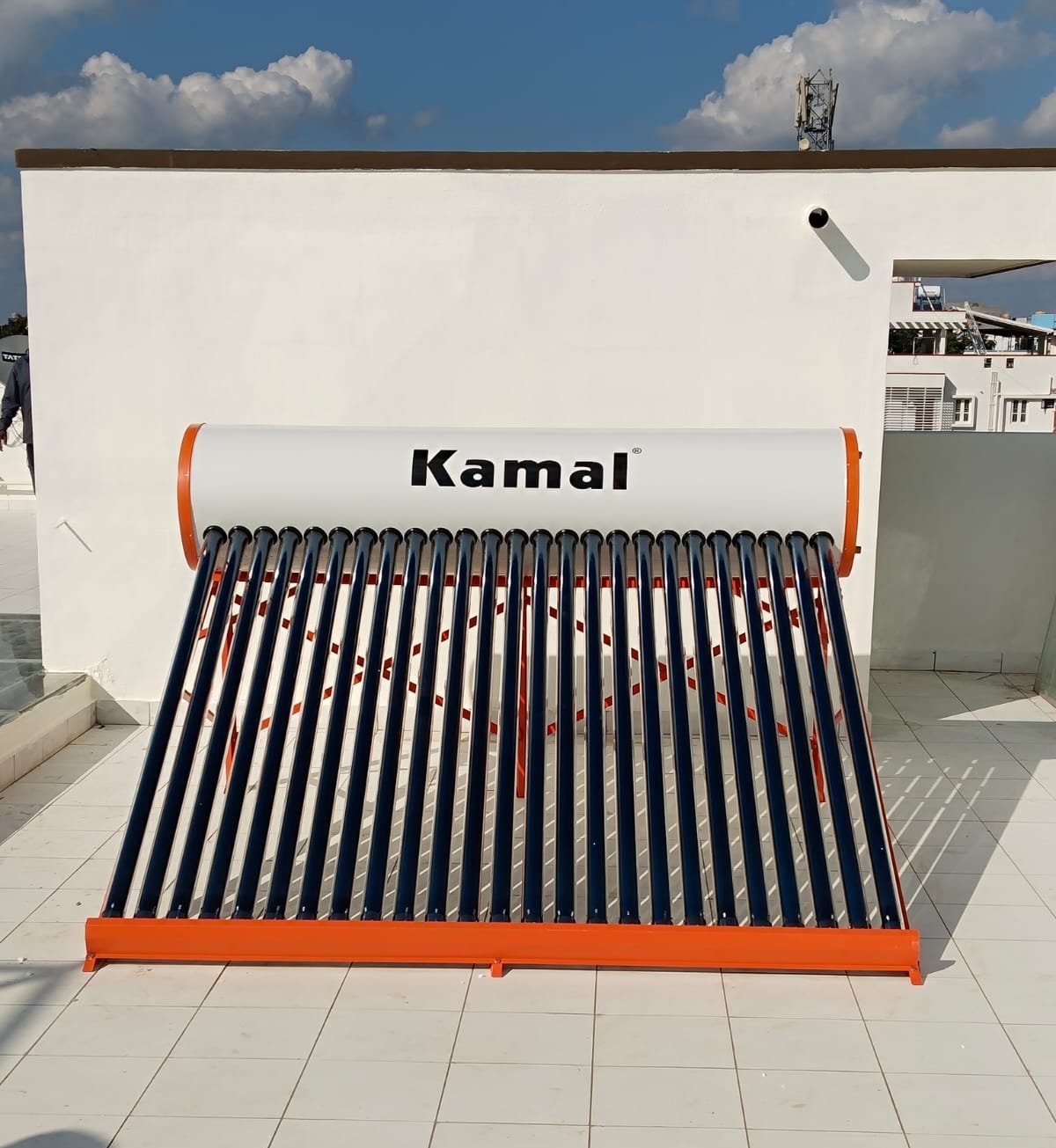 Kamal Solar installation — Solar Water Heater