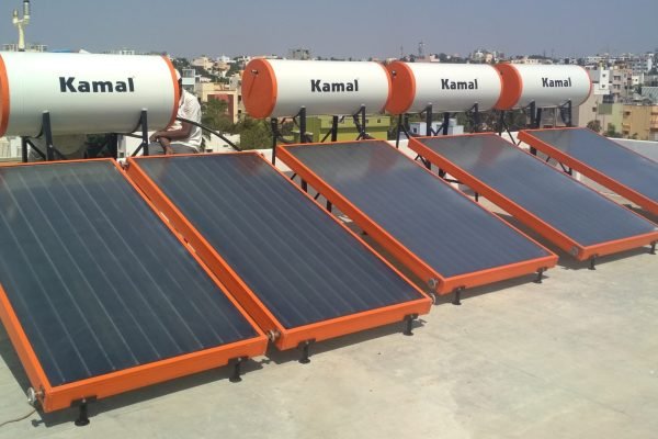 Solar Water Heater 1000 LPD Non-Pressurized with Heat Pump 320 LPH