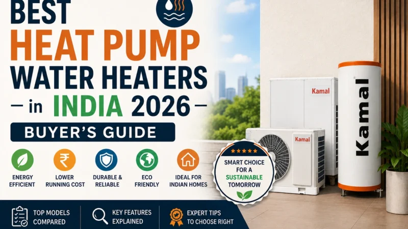 Best Heat Pump Water Heaters in India 2026: Buyer’s Guide + Price Breakdown