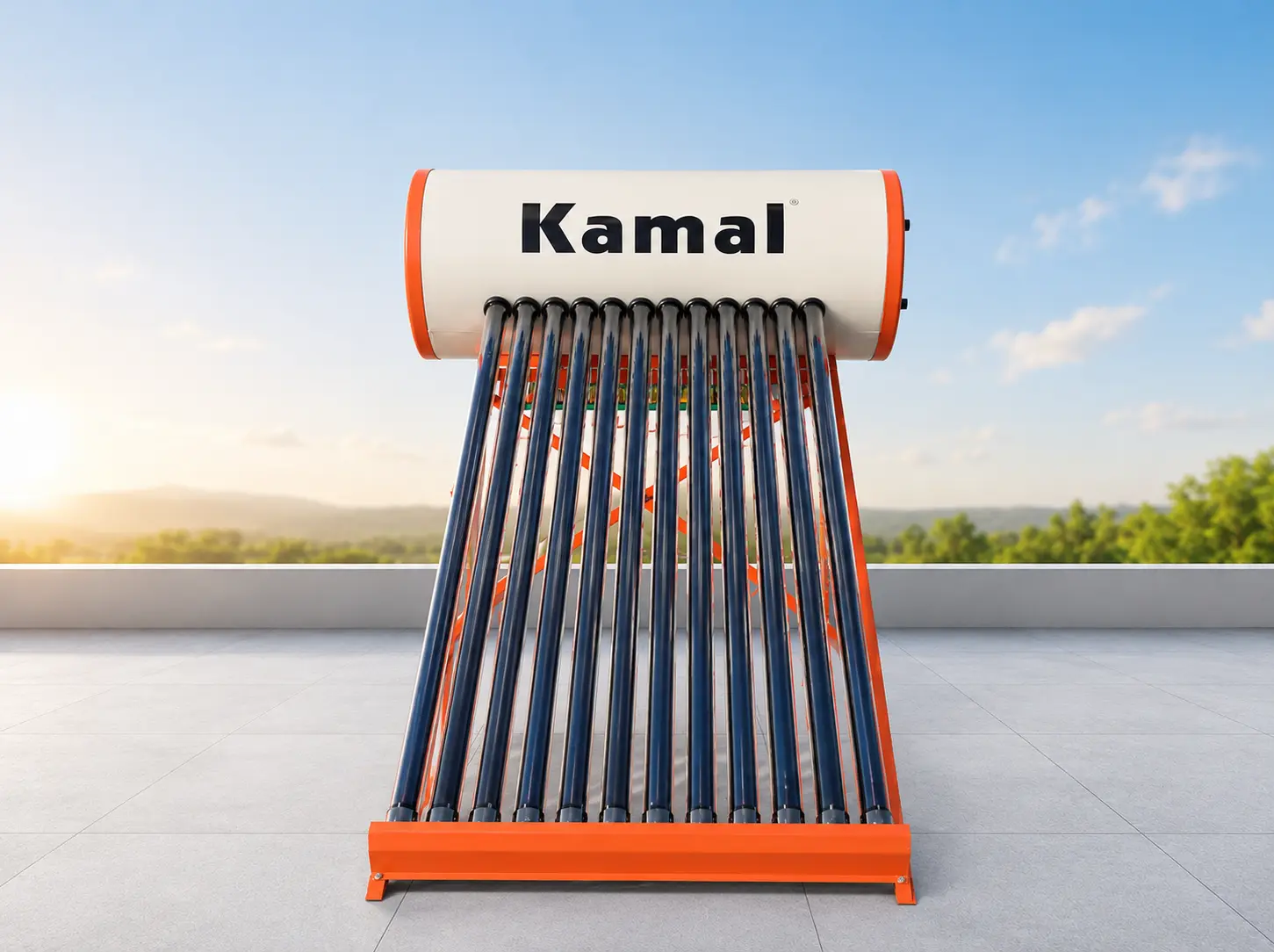 ETC Solar Water Heater in Karimnagar — Kamal Solar